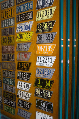 license plates